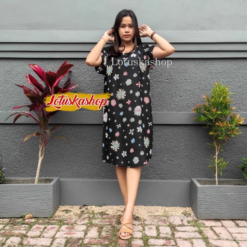 Daster bali rayon payung motif bunga terbaru kekinian modern murah cantik
