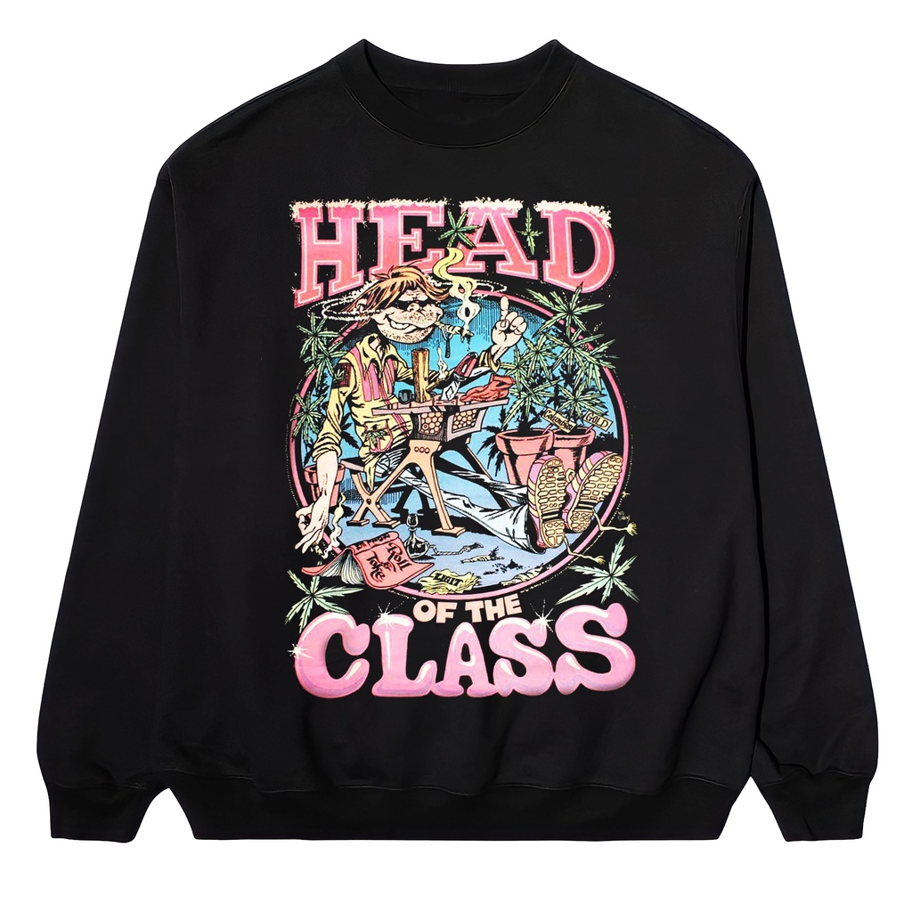 CREWNECK HEAD OF THE CLASS VINTAGE (UNISEX SWEATER)