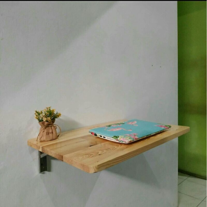 meja lipat tempel dinding, mj kerja murah berkualitas