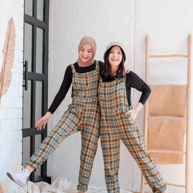 BELLA OVERALL - PAKAIAN WANITA - FASHION MUSLIM WANITA - OVERALL WANITA