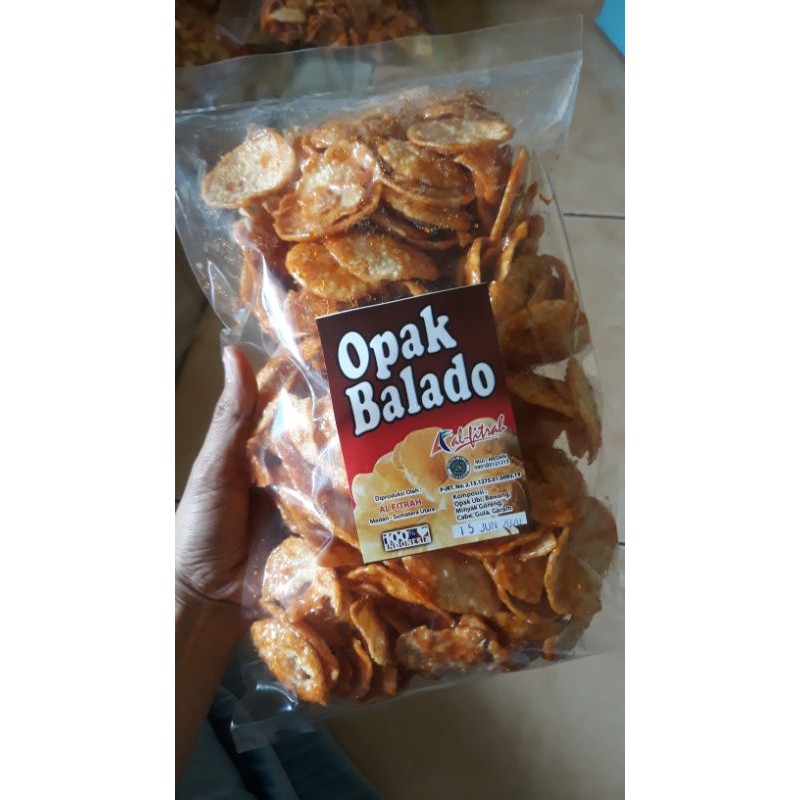 

Keripik Opak Balado 500gr