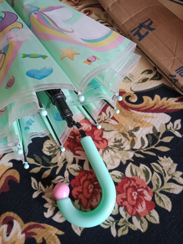 Jktumbrella / Payung Anak Unicorn / Tongkat / Dof / Plastik - 1171