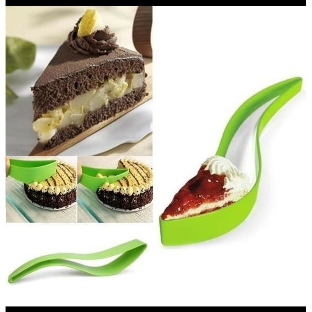 S30 CAKE SLICER PLASTIK pemotong kue pengambil cake pisau PLASTIK