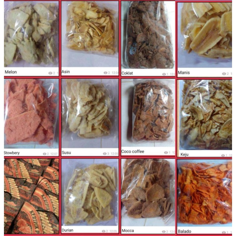 

Keripik Pisang Kepok Khas Lampung 225gr