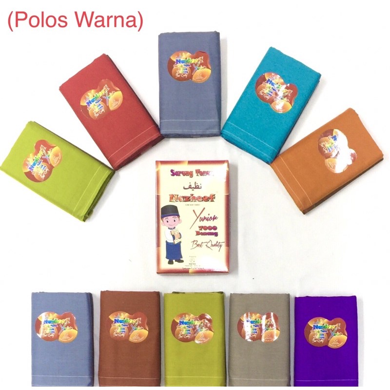 Grosir 10pc - Sarung Anak Nazheef 7000 Benang