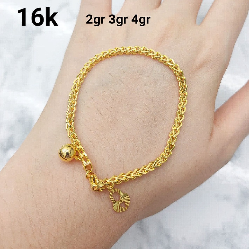 Rantai tangan gelang tali anak dan dewasa emas asli kadar 70% 700 milano victory single victory besar kuat vanessa