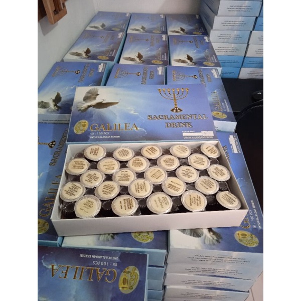 Promo Anggur cup hosti ayat 6 kotak isi 100 (600 pcs)