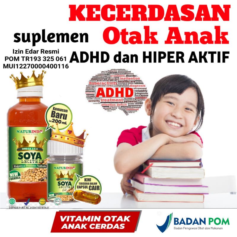 suplemen kecerdasan otak anak nutrisi dan vitamin otak anak atasi speech delay ADHD dan hiper aktif