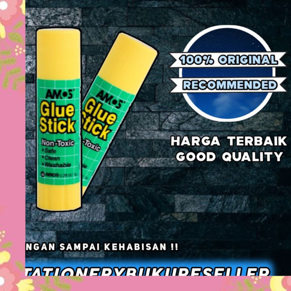 

Amos white glue stick 8Gr/30p gsw8