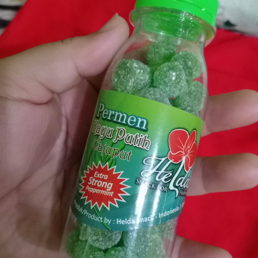 

Permen Jamu minyak kayu putih extra strong pelega tenggorokan HELDA