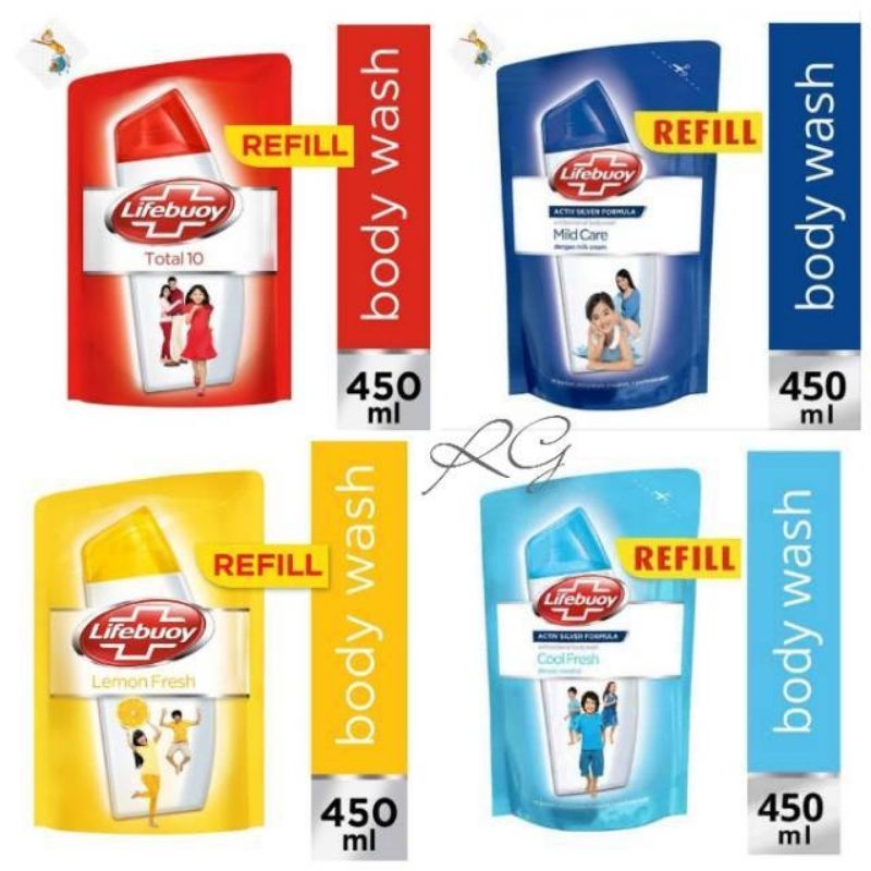 Lifebuoy cair 450ml
