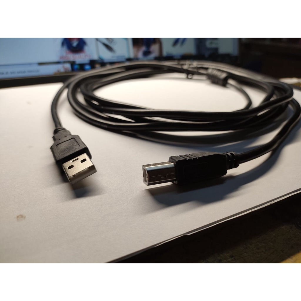 kabel Printer Usb Panjang sekitar 3Meter original garansi resmi 2 tahun  panjang kabel 5meter