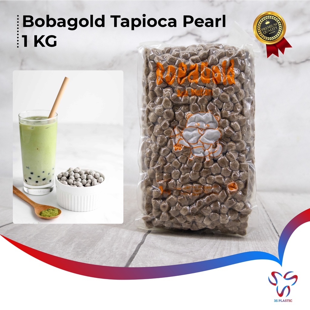 

Tapioca Pearl Bobagold / Bubble Pearl Bobagold Brown Sugar 1 KG
