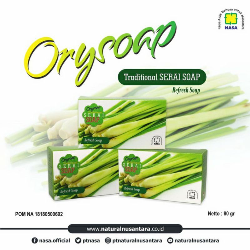 SEREH Orysoap Sabun Sereh Nasa