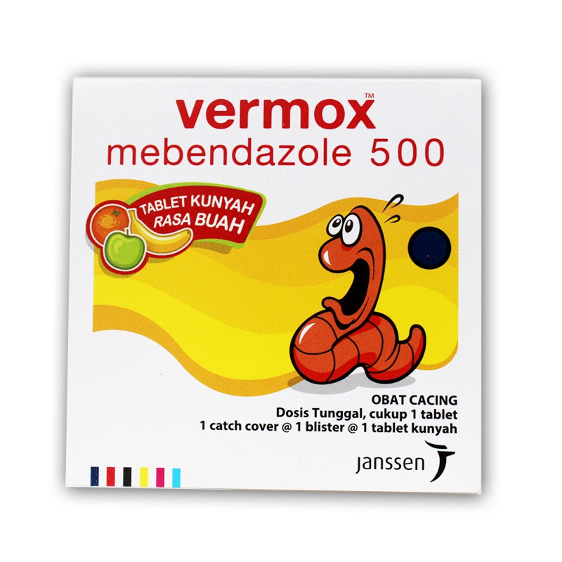 Vermox 500mg Strip