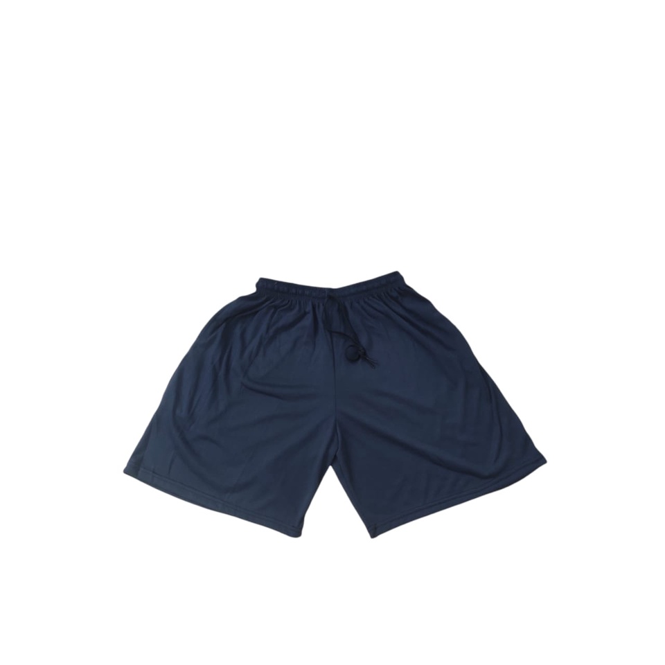 Short Sweatpants Celana Pendek Boardshort Boxer Casual Polos Pria Wanita Warna Navy