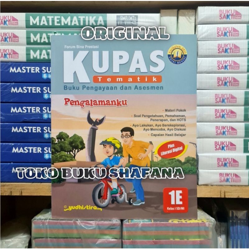 Paket Buku Kupas Tematik 1E 1F 1G 1H Kelas 1 SD Yudhistira K13 Edisi Revisi ( Harga 4 Buku )