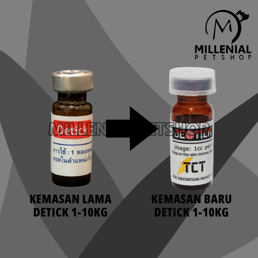 Obat Kutu Detick Kucing Anjing Kelinci Hewan 1-10kg 1ML