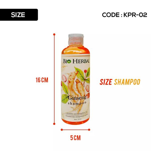 Shampo Ginseng - Bio Herbal Shampoo BPOM