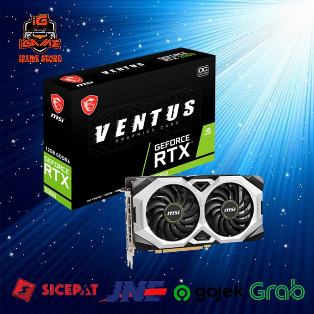 MSI Geforce RTX 2060 VENTUS OC 12GB GDDR6 NAMPOLL GAN