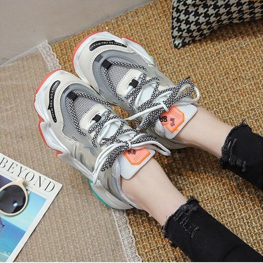 SEPATU WANITA IMPORT TERBARU S085 SEPATU SNEAKERS FAVORIT SEPATU FASHION WANITA FREE DUS