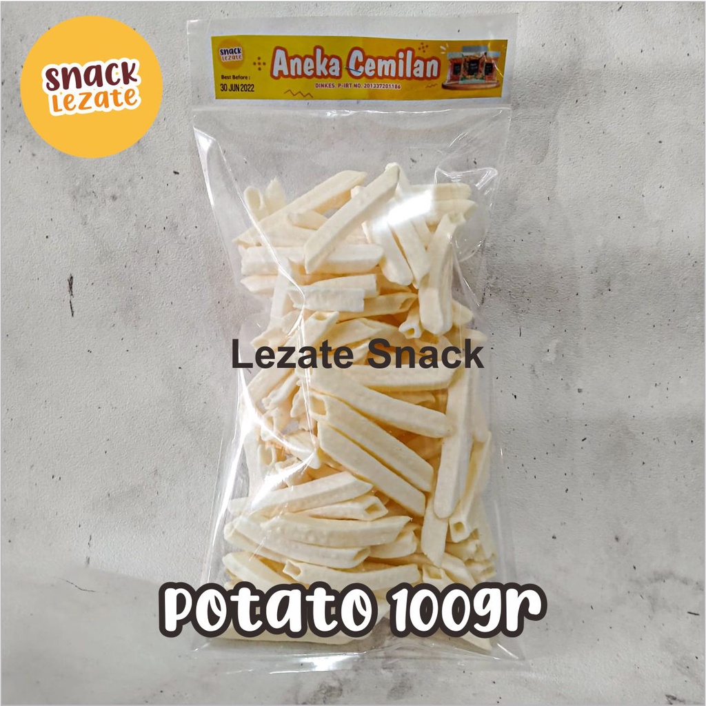 

Sedap Snack - Stick Kentang 100gr Original Putih Gurih Asin / Potato Stick Kripik Kentang Kiloan Snack