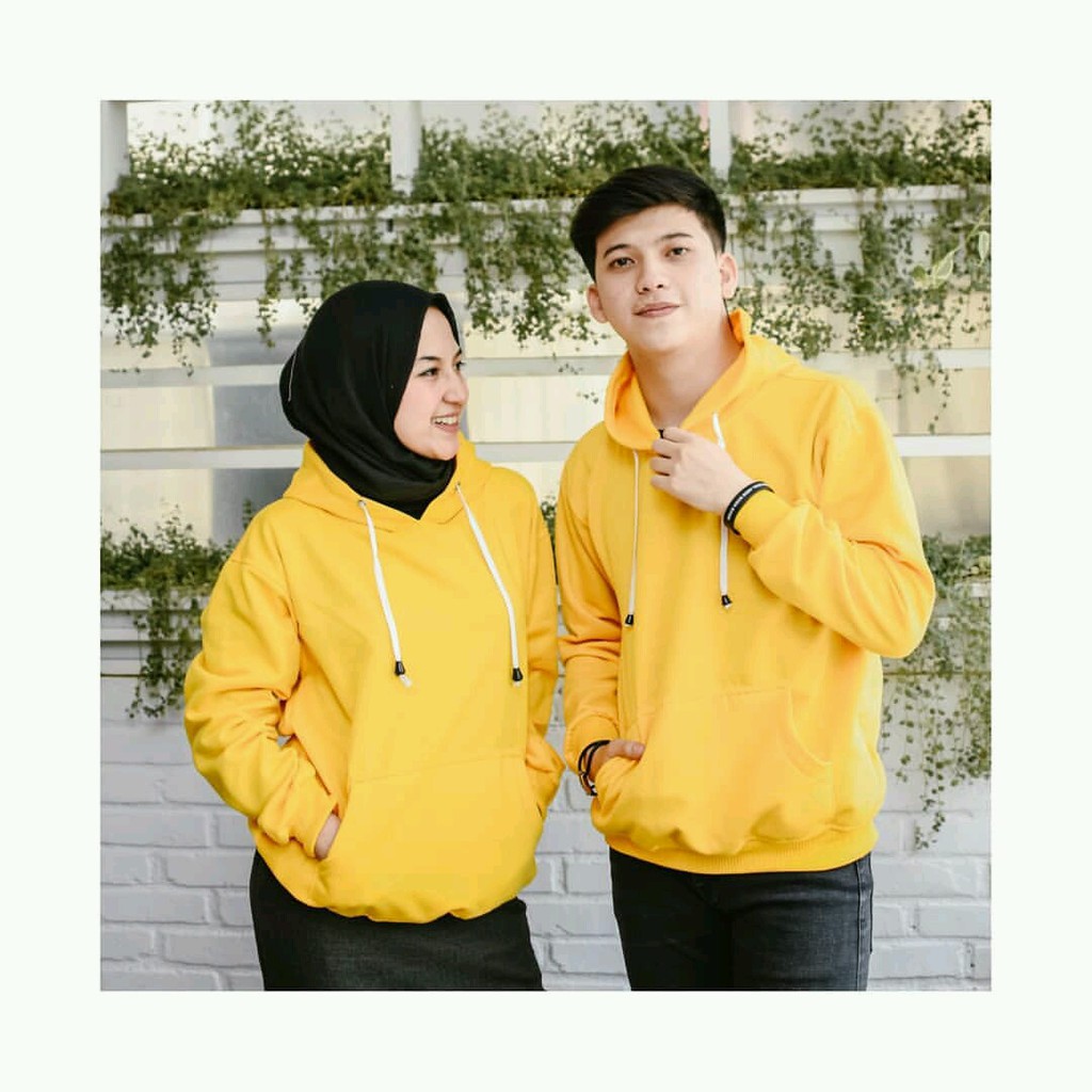 Hoodie Sweater Polos Natural HARGA SATUAN bisa untuk couple pria wanita