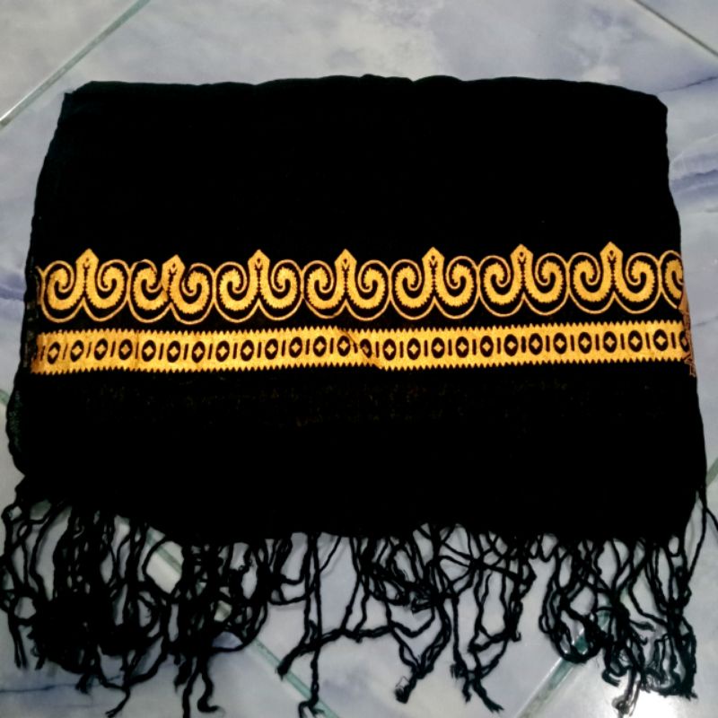 Selendang hitam /selendang hitam wanita /syal wanita /syal rajut-12