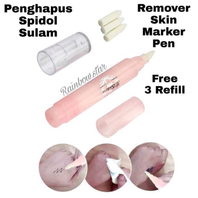 Penghapus Spidol Sulam / Remover Skin Marker Pen / Magic Eraser / Skin Marker Surgical