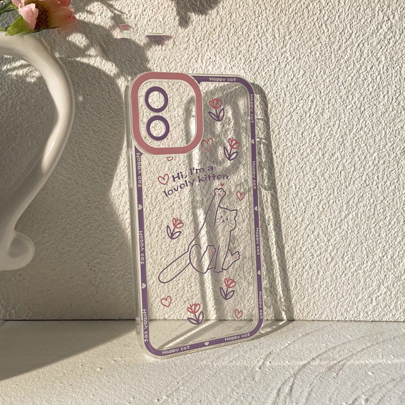 Soft case Silikon Transparan 13pro 13prm Motif Kartun Untuk iphone 11 12pro MAX 7p 8p XS MAX Xr 11 MAX 7se-se20207se-se