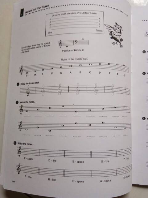 Buku Theory of Music Made Easy Grade 1 Lina Ng (cover putih tidak ada sticker)