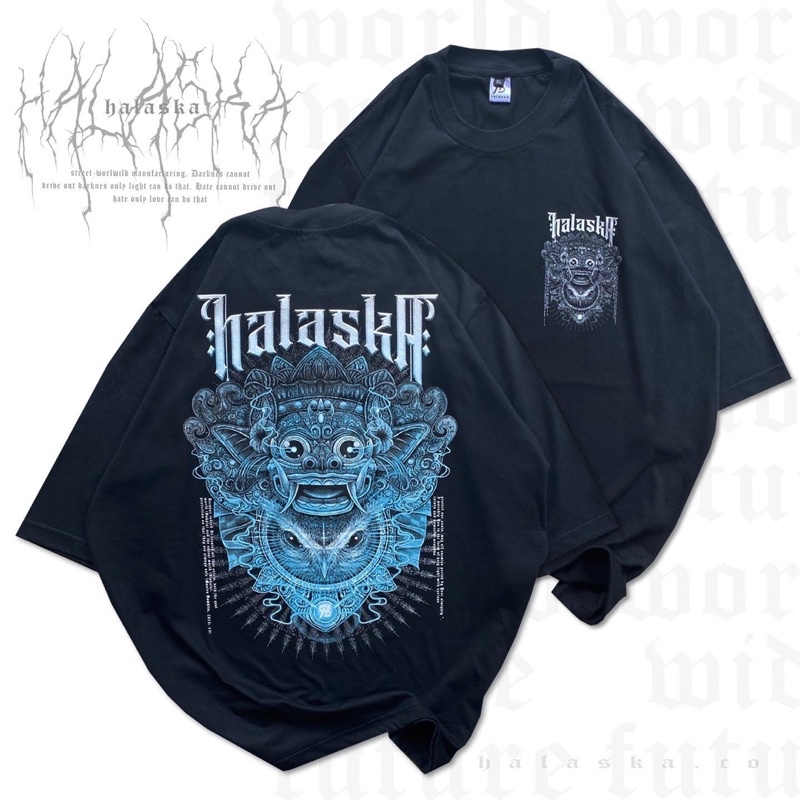 BAJU KAOS SABLON OVERSIZE/ OVERSIZE T-SHIRT HALASKA barong