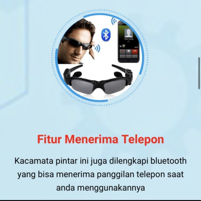 GARANSI KERUSAKAN 1 BULAN kacamata pintar dengan bluetooth