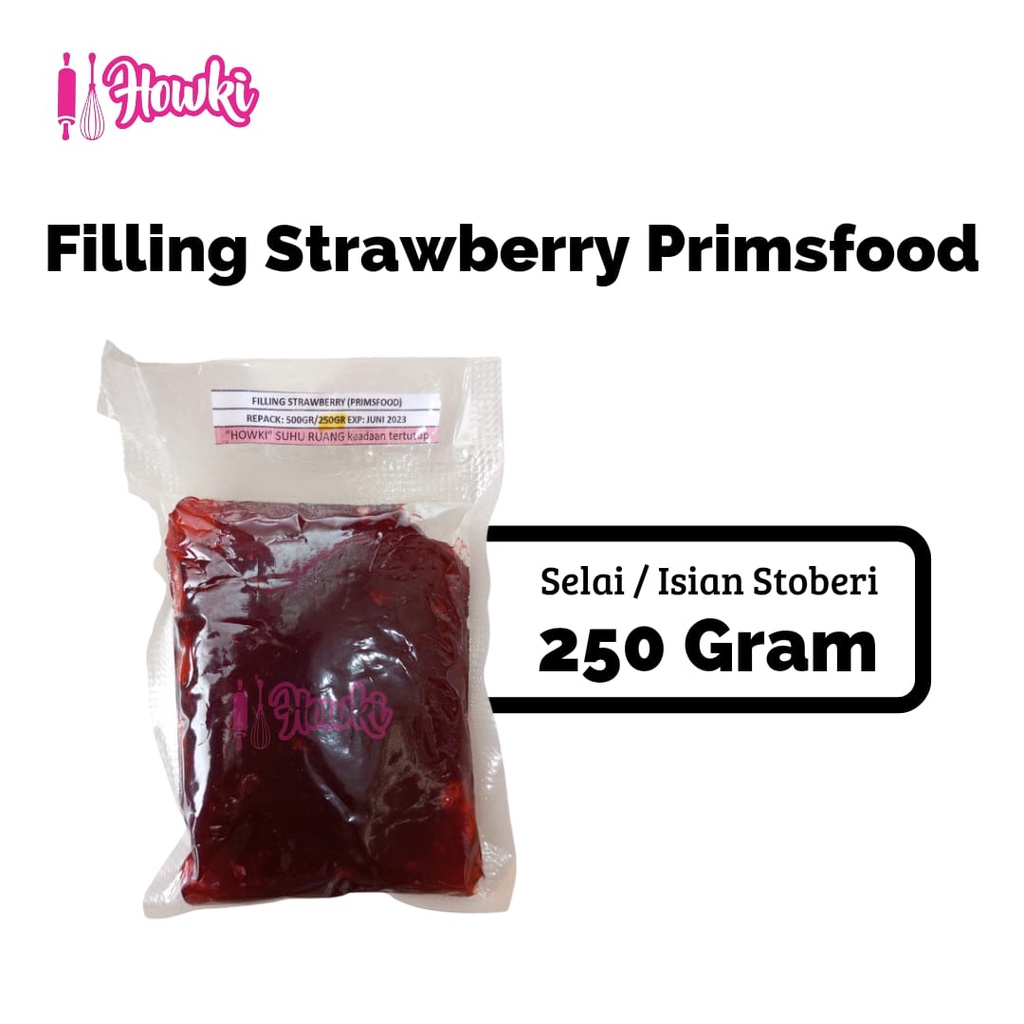 

Filling Strawberry Primsfood / Selai Strawberry Repack 250gr