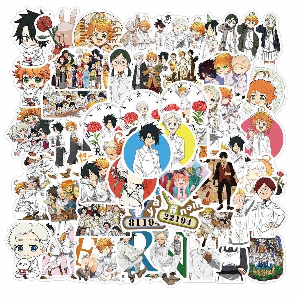 PN001 – Sticker Stiker Anime Jepang Promised Neverland