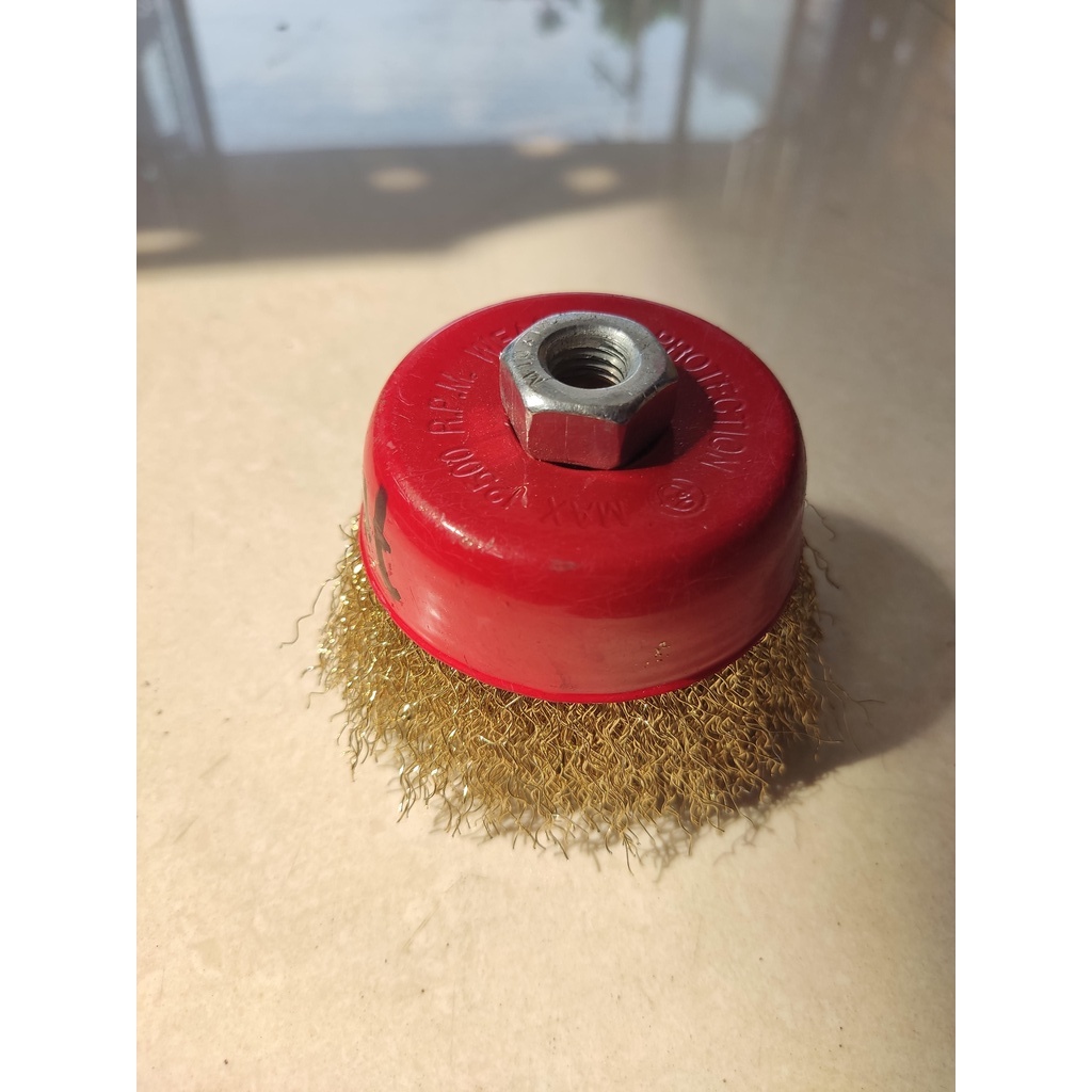 Sikat Kawat Mangkok - Sikat Kawat Besi Gerinda 3 inch & 4 inch | Sikat kawat - Sikat kawat Baut - Si