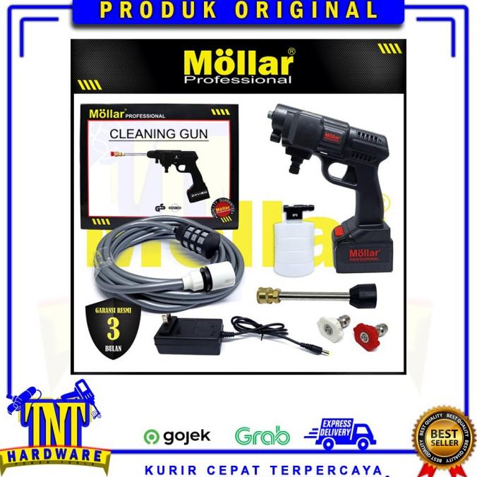 MOLLAR JET CLEANER CAS BATERAI/ ALAT MESIN CUCI MOBIL MOTOR MLR-CD-HPW