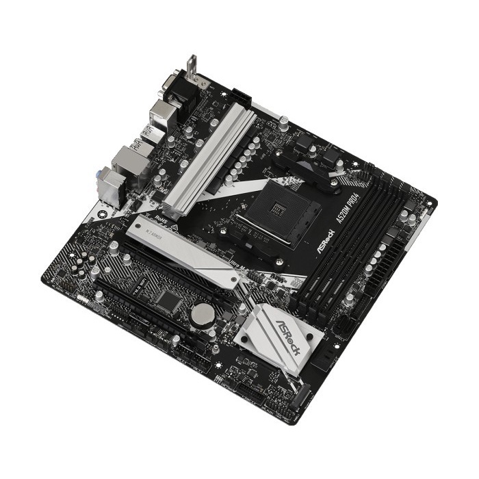 ASRock A520M-PRO4 (AM4, A520, DDR4, USB 3.2, SATA3)