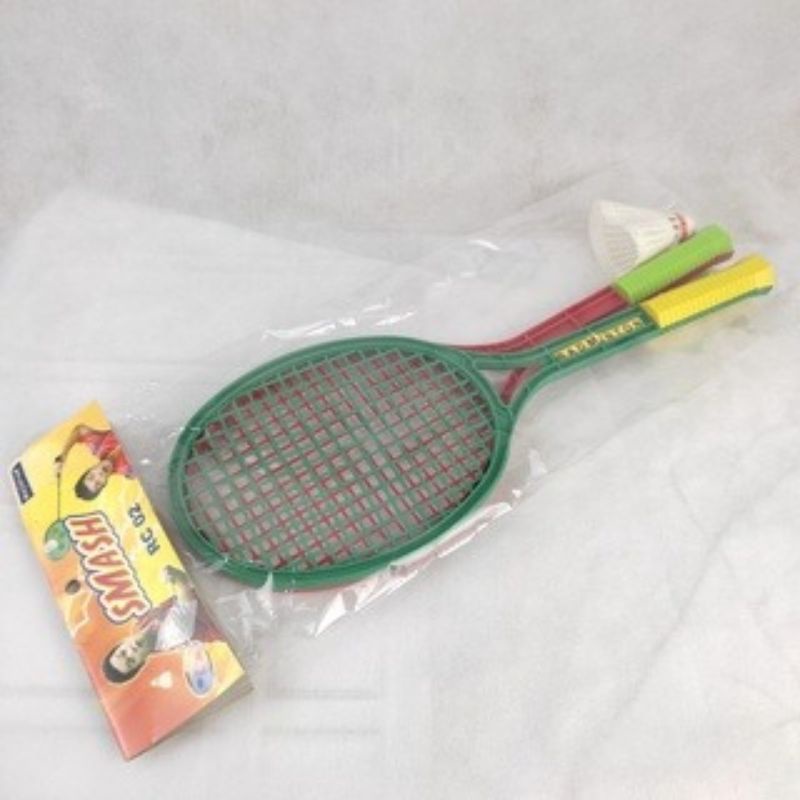 RAKET PLASTIK + KOK - MAINAN RAKET TENIS OLAHRAGA ANAK
