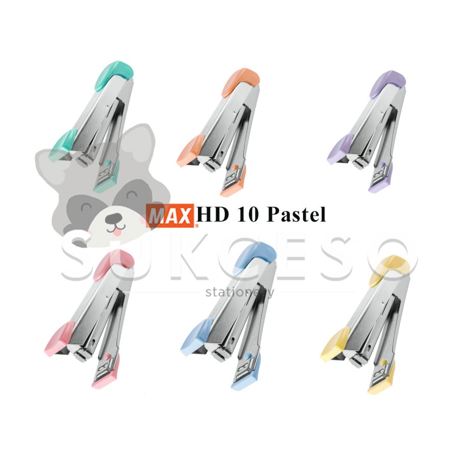 

Staples MAX HD 10 Pastel Color / Hekter Warna Pastel