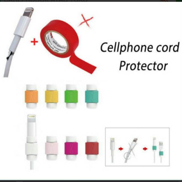 PELINDUNG UJUNG KABEL CABLE CORD PROTECTOR IPHONE MOBILE PHONE