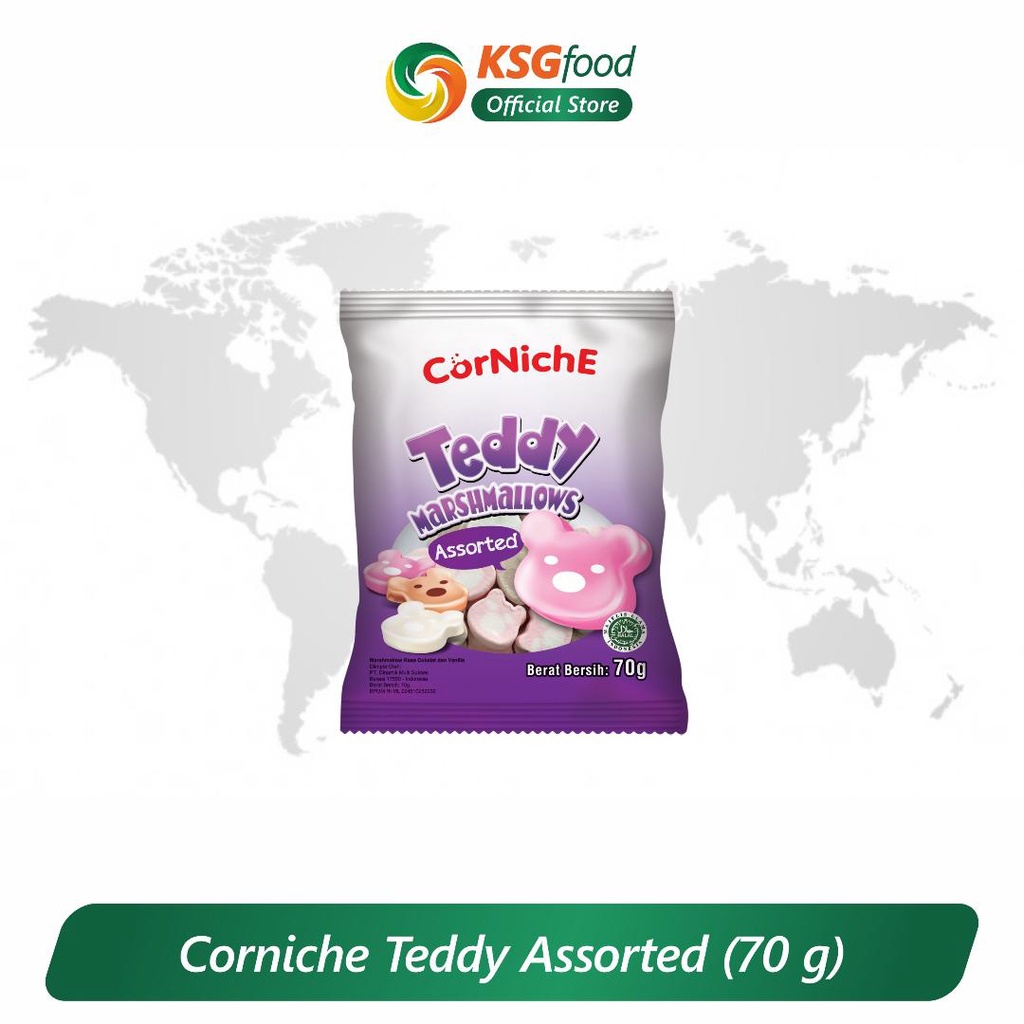

CORNICHE TEDDY ASSORTED MARSHMALLOW