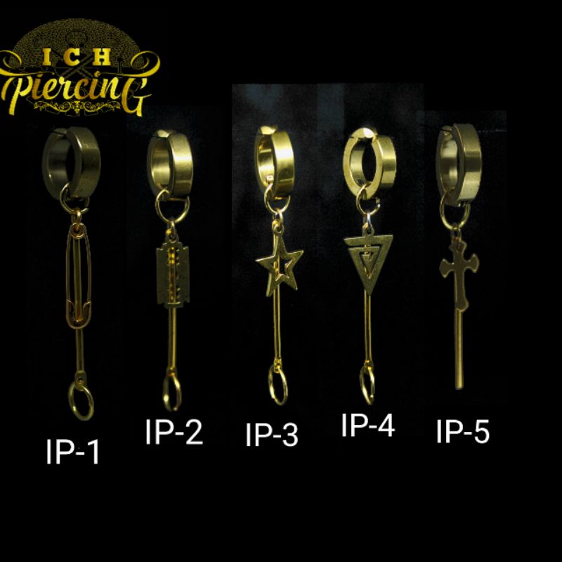 IP-BE ANTING JEPIT MODEL GANTUNGAN ALA BTS / ANTING JEPIT BTS TERBARU 2021