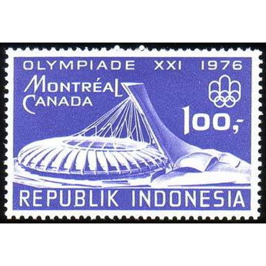 

Perangko Filateli #F19 - Indonesia MNH 1v 17.05.1976 21st Olympic Games Montreal