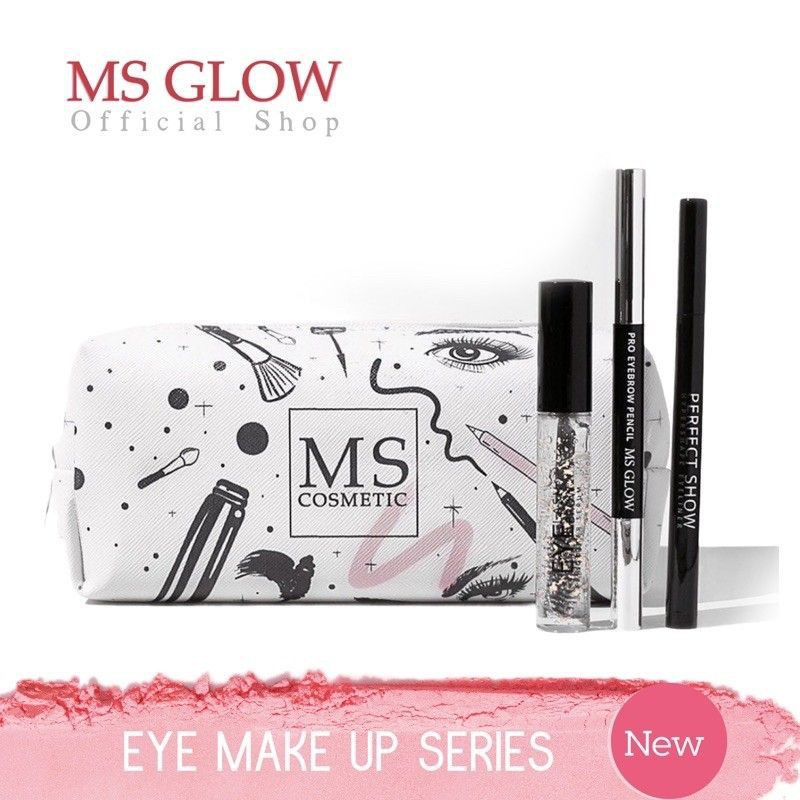 Eye Series Make Up MS Glow Kosmetik Mata eyelash brow serum perfect show eyeliner pro eyebrow pencil