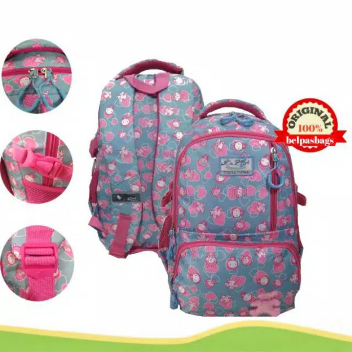 BISA COD - Silver Girl Tas Ransel Anak Tas Sekolah Anak Perempuan Original By Alto