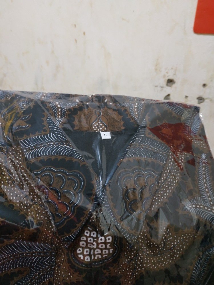 Pradhifta Kemeja Batik Pria Lengan Panjang Full Furing Bahan Katun Sragenan By Kanaya