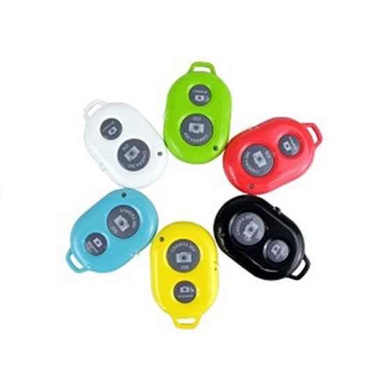 Tomsis Bluetooth Shutter Remote Control Bluetooth V3.0 Tombol Selfie Narsis Potret Foto Jarak Jauh