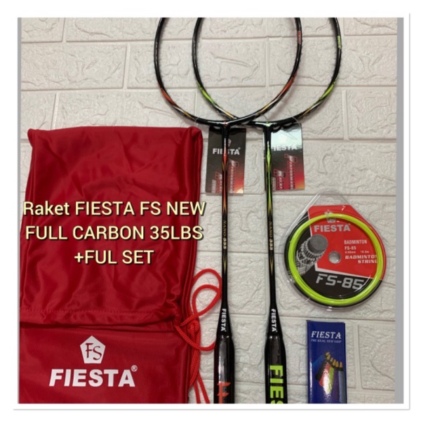 

Dijual Raket Badminton NEW FIESTA FS NANO 333 FULL CARBON 35LBS TAIWAN ORI - nano 333 hijau rakettasgrip Murah