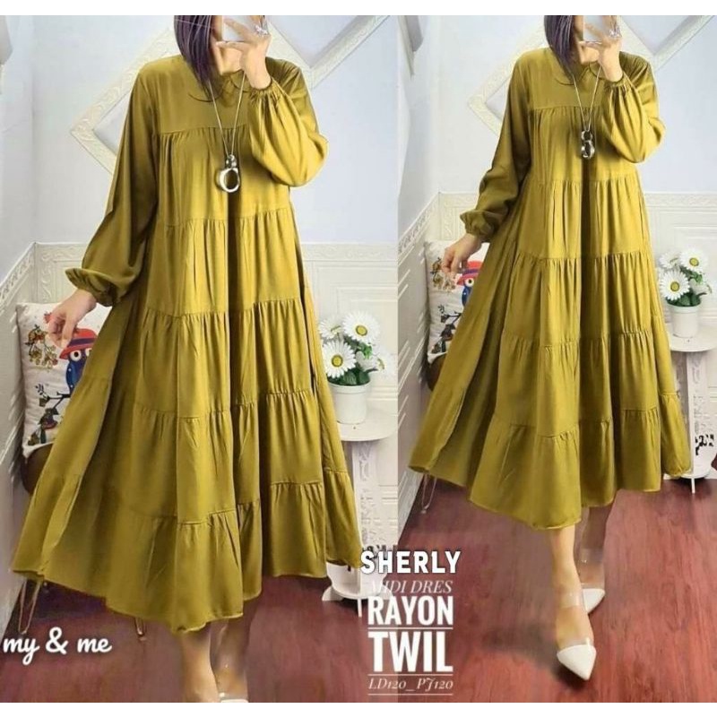 Sherly midi dress ori my&amp;me